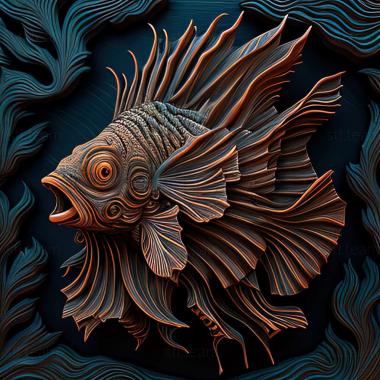 3D model Lionhead fish (STL)